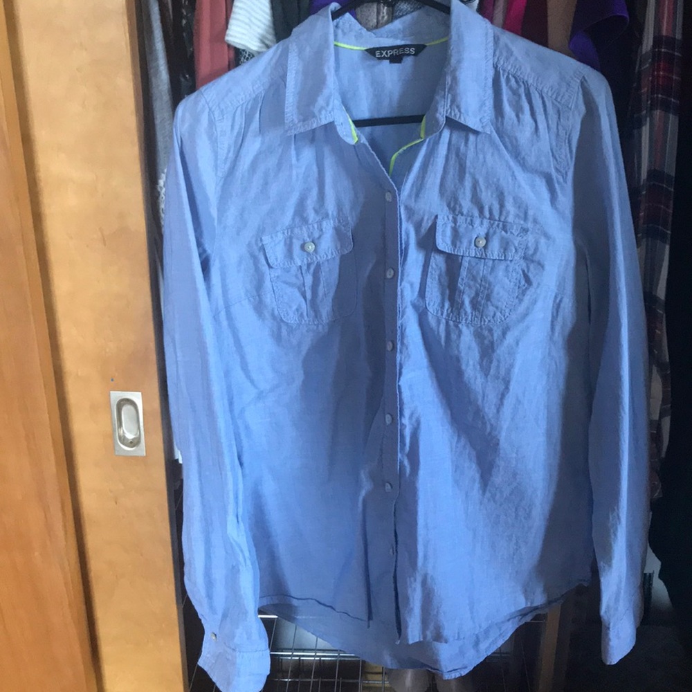 Express light button down shirt